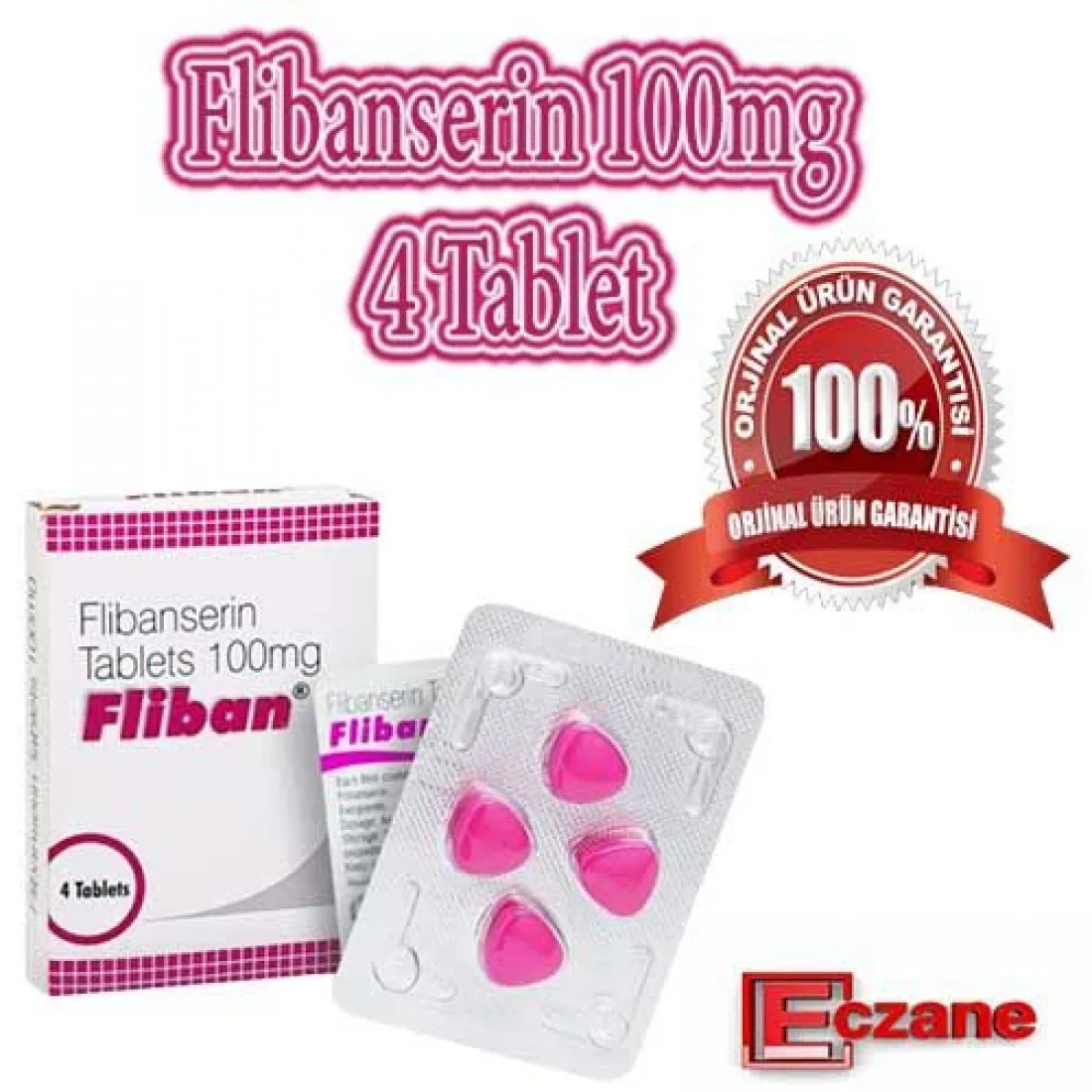 flibanserin 100mg 4 Tablet