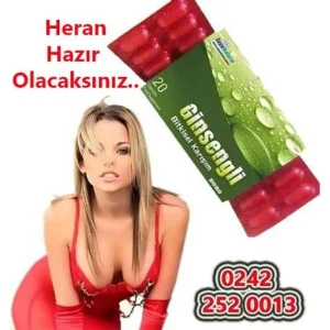 Bobo Ginsengli Bitkisel Ereksiyon Hapı