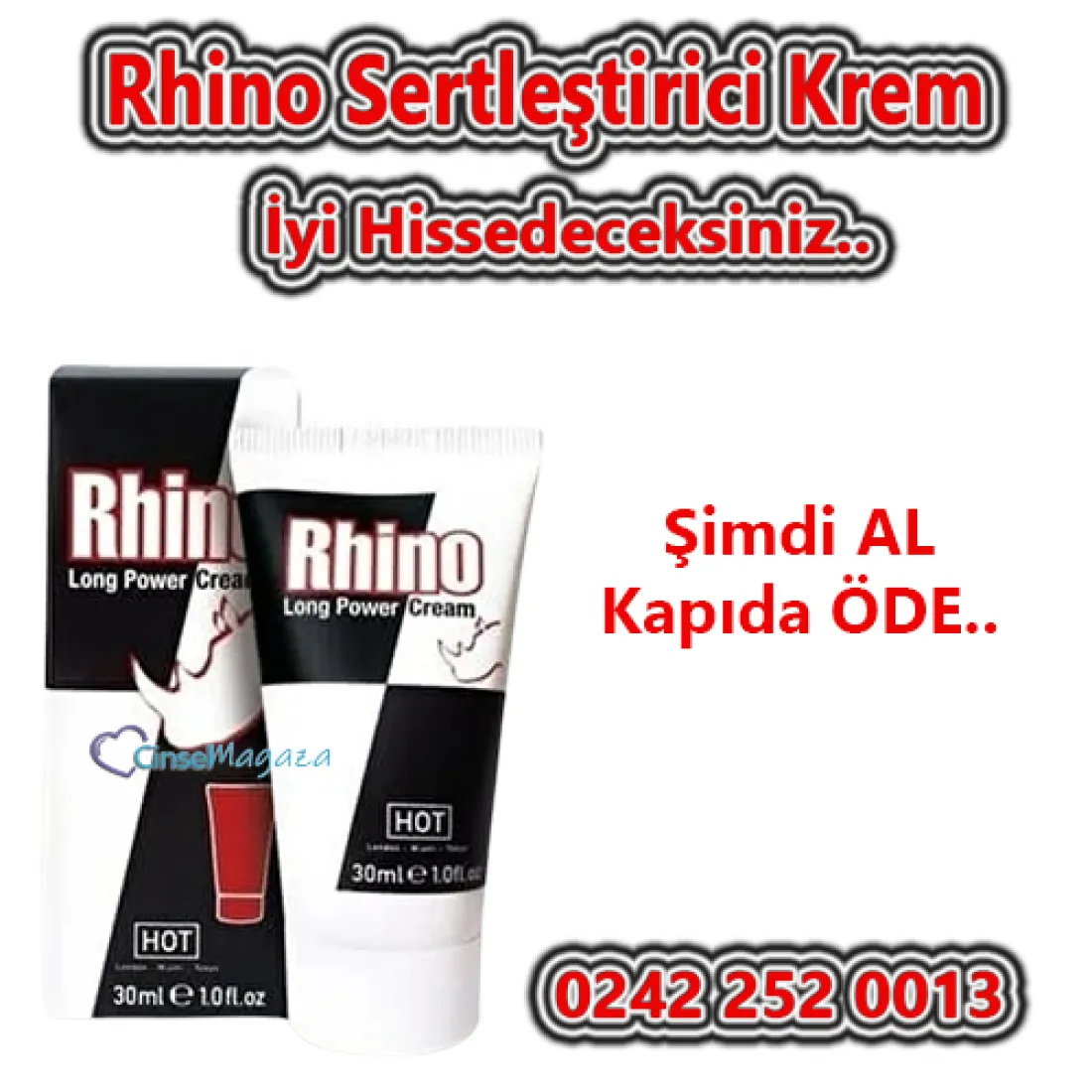 Rhino Sertleştirici krem