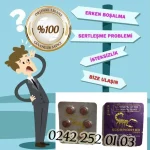 Scorpion 100 Tablet Sertleştirici Hap
