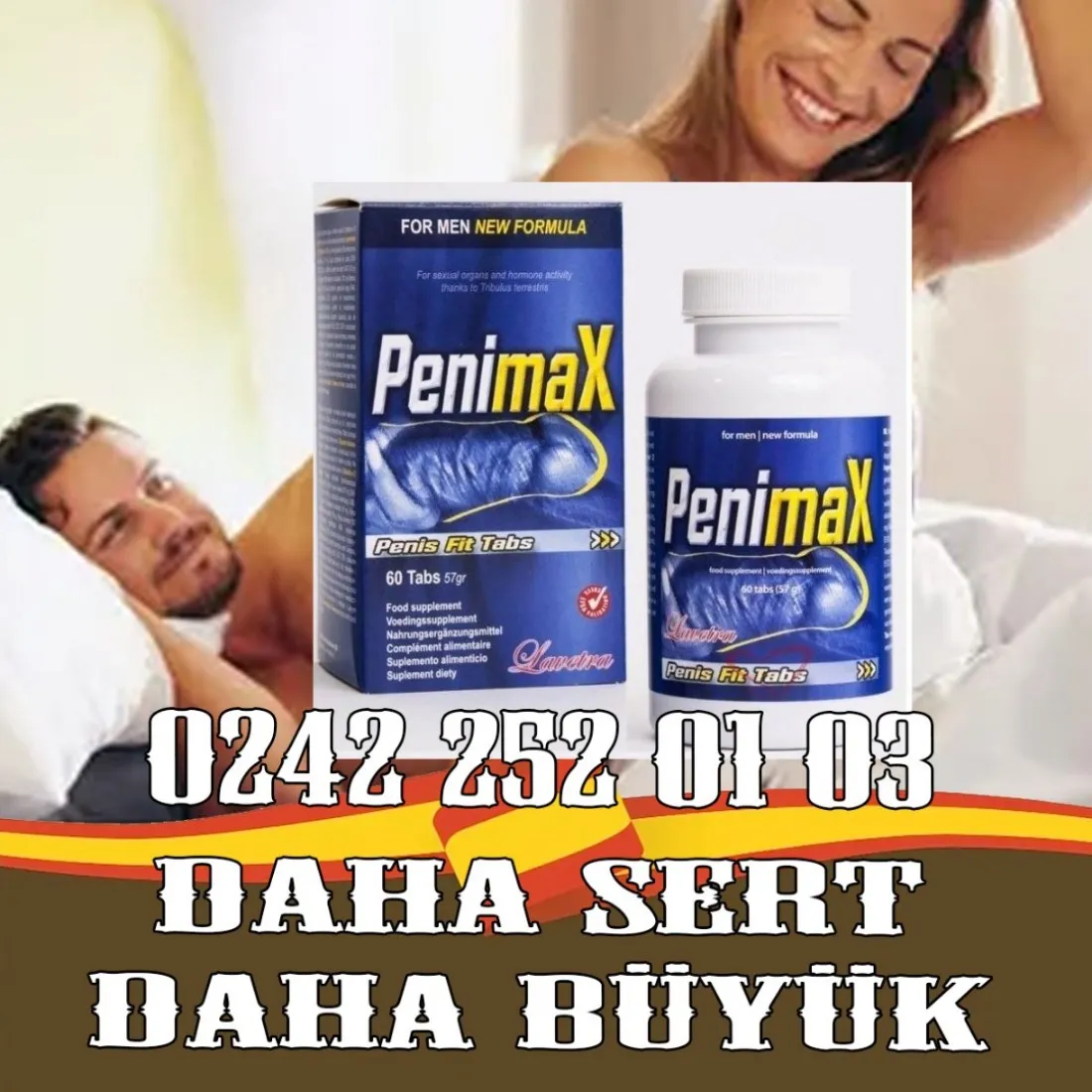 Penimax 60 Kapsül Penis Büyütücü Hap