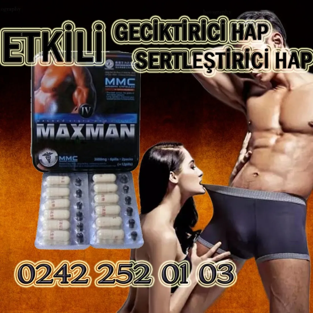Maxman 4 Geciktirici Ve Sertleştirici Hap